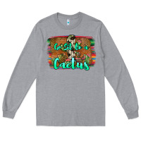 Heather Grey go sit on a cactus Long Sleeve Tee - JahusDesignShop