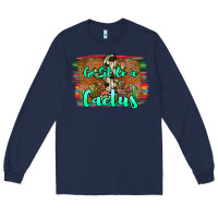 Navy go sit on a cactus Long Sleeve Tee - JahusDesignShop