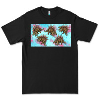 Black dinosaur stegosaurus sippy cup Premium Tee - Artiststas