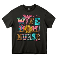 Asphalt wife mom nurse Heavy Core Tee - AdoDesignShop