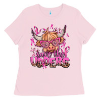 Bubblegum Pink save the udders Ladies Tee - AdoDesignShop