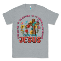 Heather Grey in the waiting there was jesus Classic Tee - MaliasSmallBusiness