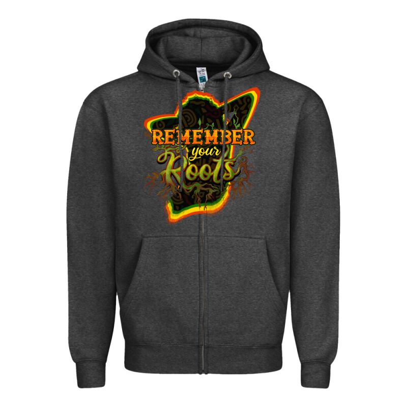 Remember Your Roots Zipper Hoodie by NancyCooperArtShop | Teevron