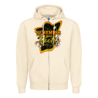 Sandshell remember your roots Zipper Hoodie - NancyCooperArtShop