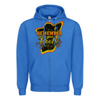 True Royal remember your roots Zipper Hoodie - NancyCooperArtShop