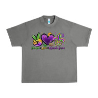 Tornado peace love mardi gras Urban Heavy Tee - MaliasSmallBusiness