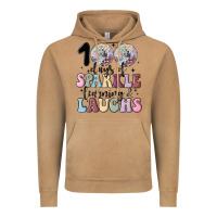 Vintage Camel 100 days of sparkle learning and laugh faux sequin Vintage Hoodie - MaliasSmallBusiness