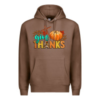 Chestnut give thanks Premium Hoodie - CowGirlArtShop