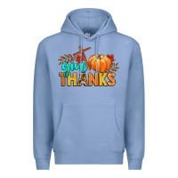 Colony Blue give thanks Premium Hoodie - CowGirlArtShop