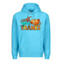 Ocean Blue give thanks Premium Hoodie - CowGirlArtShop
