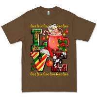 Cacao love with coffee cup and christmas lights Premium Tee - AdoDesignShop