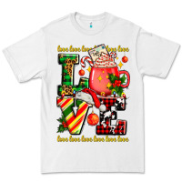 White love with coffee cup and christmas lights Premium Tee - AdoDesignShop