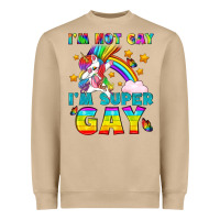 Mushroom LGBTQ I'm Not Gay I'm Super Gay Heavyweight Sweatshirt - BundleAndBundleShop