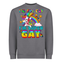 Storm LGBTQ I'm Not Gay I'm Super Gay Heavyweight Sweatshirt - BundleAndBundleShop