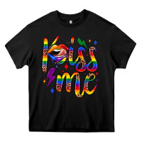 Black kiss me Heavy Core Tee - JahusDesignShop