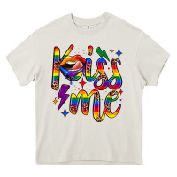 Cream kiss me Heavy Core Tee - JahusDesignShop