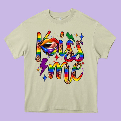Kiss Me Heavy Core Tee Designed By Jahusdesignshop