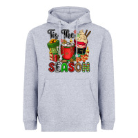 Heather Grey tis the season Heavyweight Hoodie - CowGirlArtShop