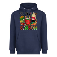 Navy tis the season Heavyweight Hoodie - CowGirlArtShop