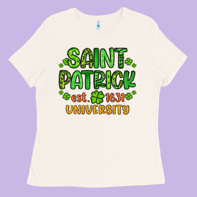 Saint Patrick University Ladies Tee Designed By Artiststas