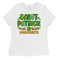 White saint patrick university Ladies Tee - Artiststas
