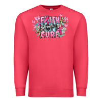 Cardinal Faith hope cure Cancer Awareness Premium Sweatshirt - HowdyJamesFarm