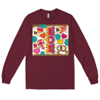 Burgundy Western LGBTQ+ Mom Lesbian Tumbler Long Sleeve Tee - BundleAndBundleShop