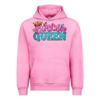 Fuchsia Pink birthday queen Urban Hoodie - BundleAndBundleShop