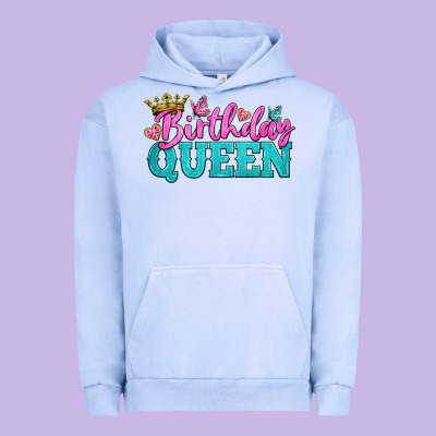Birthday Queen Urban Hoodie Designed By Bundleandbundleshop
