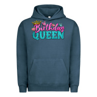 Pigment Midnight Navy birthday queen Urban Hoodie - BundleAndBundleShop