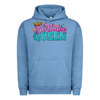 Pigment Pebble Blue birthday queen Urban Hoodie - BundleAndBundleShop