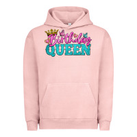 Pigment Salmon birthday queen Urban Hoodie - BundleAndBundleShop