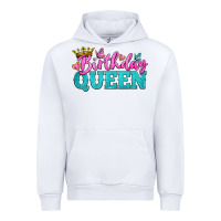 White birthday queen Urban Hoodie - BundleAndBundleShop