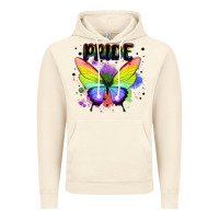 Vintage Artic rainbow butterfly pride lgbtq Vintage Hoodie - MaliasSmallBusiness