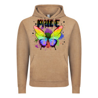 Vintage Coffee rainbow butterfly pride lgbtq Vintage Hoodie - MaliasSmallBusiness