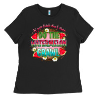 Black if you drink don't drive do the watermelon crawl Ladies Tee - RanaPortraitStore