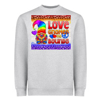 Heather Grey LGBTQ+ Love Gnomes No Bounds Tumbler Heavyweight Sweatshirt - BundleAndBundleShop