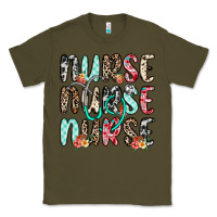 Army Green nurse nurse nurse Classic Tee - NancyCooperArtShop