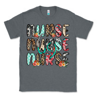Charcoal Heather nurse nurse nurse Classic Tee - NancyCooperArtShop