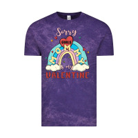 Cloud Purple sorry girls mommy is valentine Vintage Tee - MaliasSmallBusiness