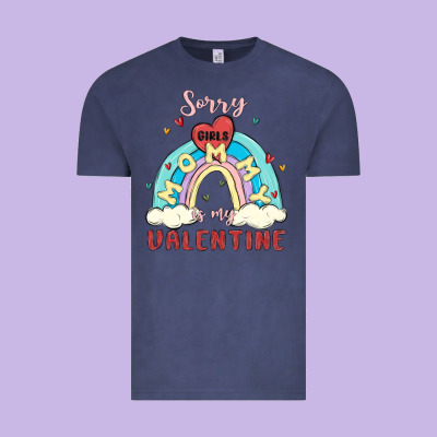 Sorry Girls Mommy Is Valentine Vintage Tee Designed By Maliassmallbusiness