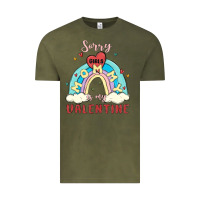 Vintage Olive sorry girls mommy is valentine Vintage Tee - MaliasSmallBusiness