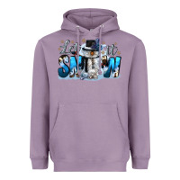Lavender let it snow Heavyweight Hoodie - CowGirlArtShop