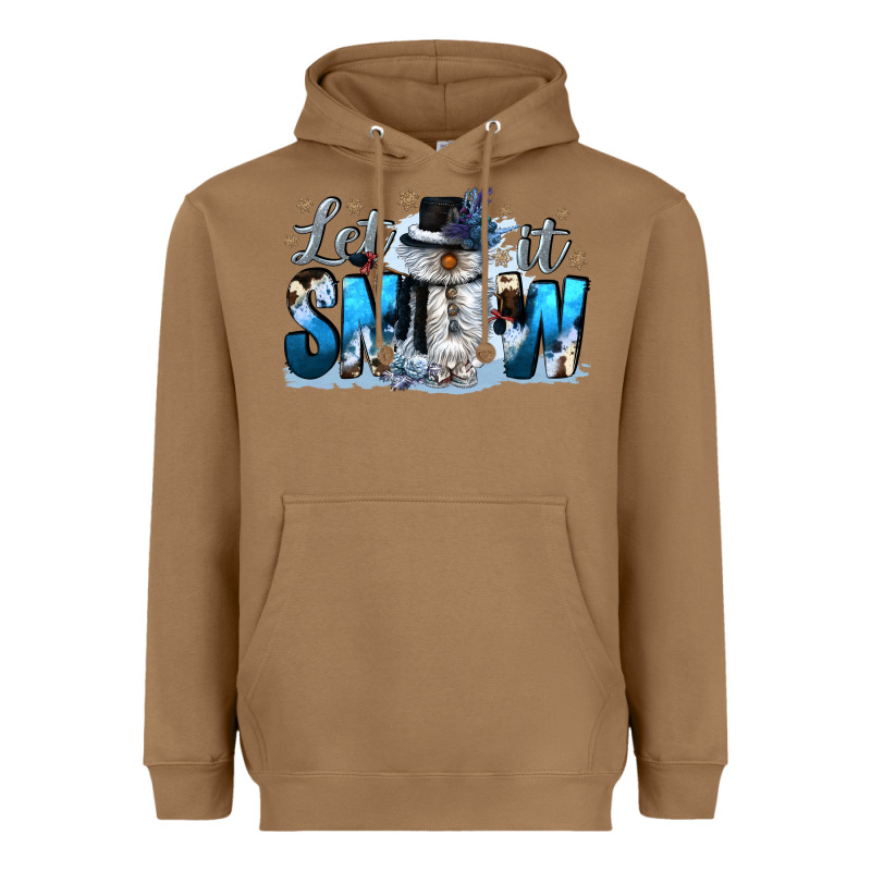 Let It Snow Heavyweight Hoodie by CowGirlArtShop | Teevron