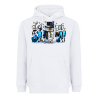 White let it snow Heavyweight Hoodie - CowGirlArtShop