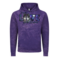 Cloud Purple for the love of the wolves Vintage Hoodie - RanaPortraitStore