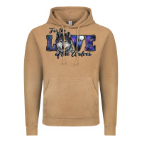 For The Love Of The Wolves Vintage Hoodie | Teevron