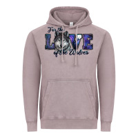 Vintage Zinc for the love of the wolves Vintage Hoodie - RanaPortraitStore