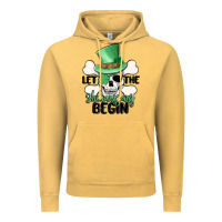 Vintage Mustard let the shenanigans begin Vintage Hoodie - MaliasSmallBusiness