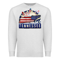Oatmeal Heather tennessee 4th of july Premium Sweatshirt - CowGirlArtShop